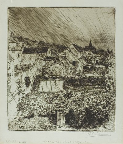 Stúdióm Jouy-le-Moutier-ben alkotó: Louis Auguste Lepère