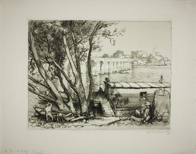 Poissy alkotó: Louis Auguste Lepère