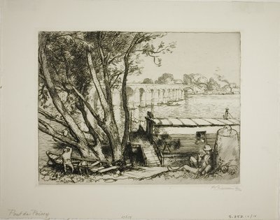 Poissy alkotó: Louis Auguste Lepère
