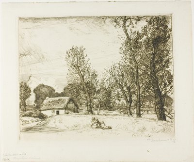 Pollard nyárfák alkotó: Louis Auguste Lepère