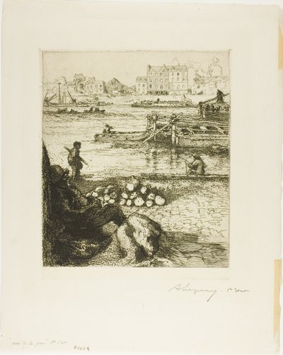 Közforgalmú rakpart, Quai de la Gare alkotó: Louis Auguste Lepère