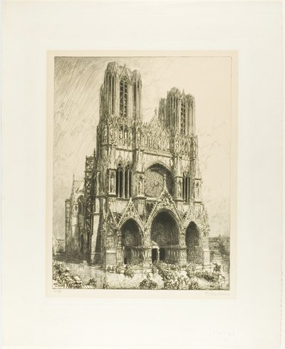 Reims katedrális alkotó: Louis Auguste Lepère