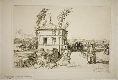 Taverna útban Billancourt felé alkotó: Louis Auguste Lepère