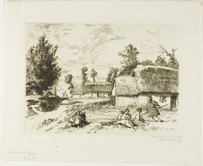 Két házikó alkotó: Louis Auguste Lepère