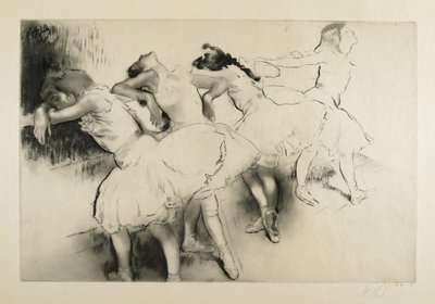 Négy táncos a bárban alkotó: Louis Auguste Mathieu Legrand