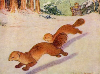 Az állatkertben: Martens (színes litó) alkotó: Louis Augustus Sargent