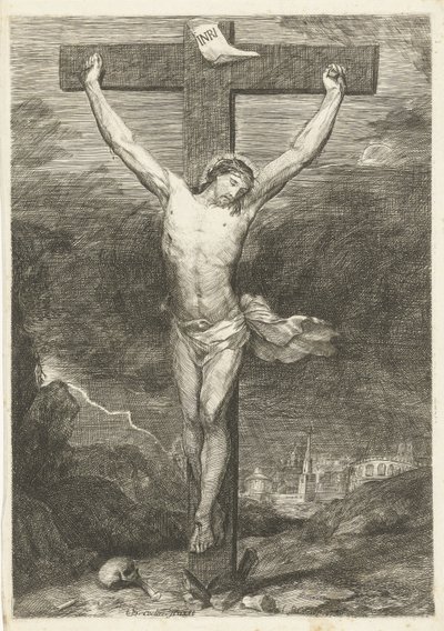 Krisztus a kereszten alkotó: Louis Bernard Coclers