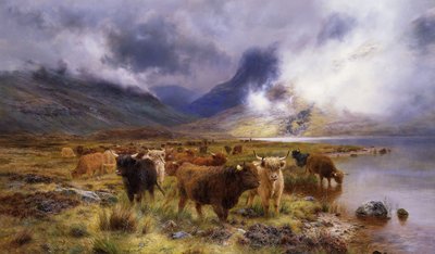 Glencoe-n keresztül a Tay felé, 1899 alkotó: Louis Bosworth Hurt