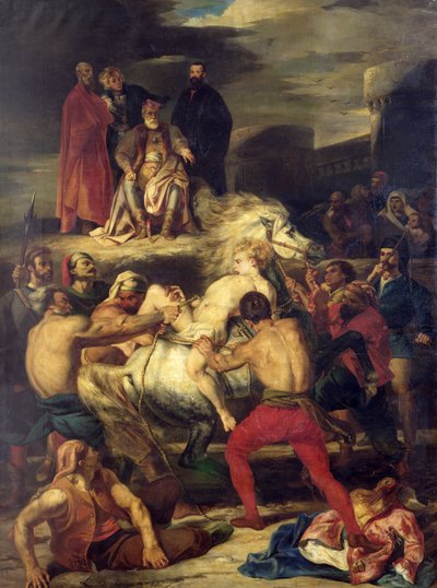 Mazeppa, 1827 alkotó: Louis Boulanger