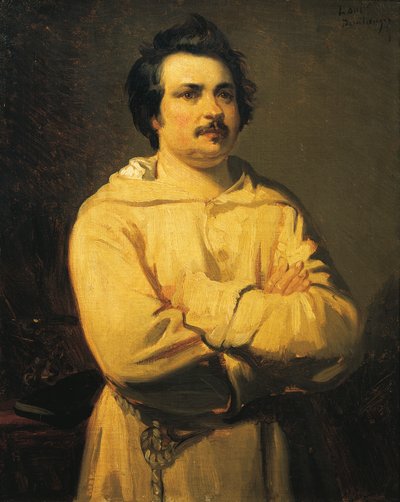 Honore de Balzac portréja alkotó: Louis Boulanger