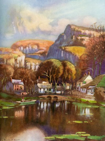 Cheddar Gorge, Somerset, 1924-1926. alkotó: Louis Burleigh-Bruhl