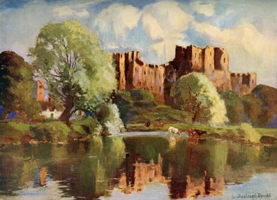 Ludlow kastély, Shropshire, 1924-1926. alkotó: Louis Burleigh-Bruhl