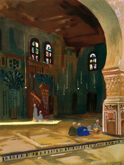 Al-Ghuri szultán mecsete, Kairó, Egyiptom, 1928 alkotó: Louis Cabanes