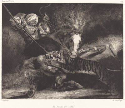 Tigris támadás alkotó: Louis Candide Boulanger