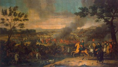 A poltavai csata 1709. június 27-én, 1717-1718. alkotó: Louis Caravaque