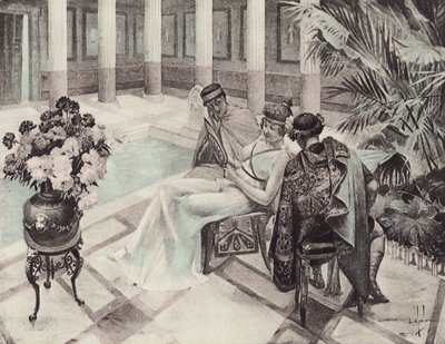 Titusz és Gisippus, Tizedik nap, Nyolcadik történet alkotó: Louis Chalon