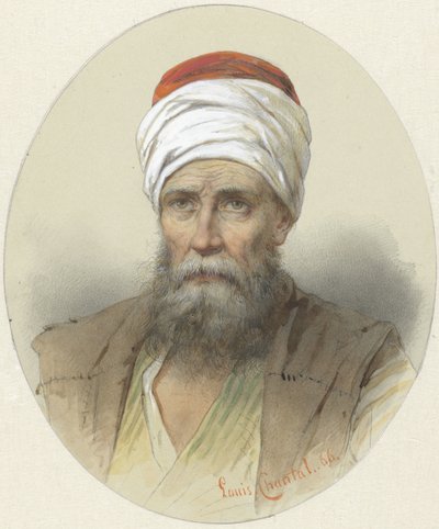 Férfi turbánnal alkotó: Louis Chantal