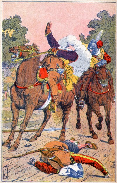 II. Gustave Adolph, a svéd halála alkotó: Louis Charles Bombled