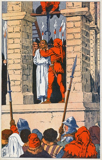 Enguerrand de Marigny akasztotta alkotó: Louis Charles Bombled