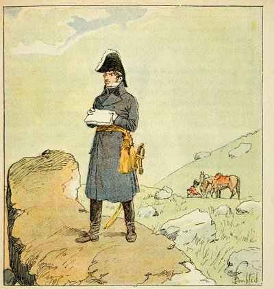 Bombled Louis (1862-1927) illusztrációja Emmanuel de Las Cases gróf (1766-1842) "Szent Heléna emlékezete" című könyvéből: Laurent de Gouvion Saint Cyr (1764-1830) marechal portréja Magántulajdon. alkotó: Louis Charles Bombled