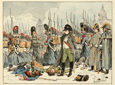 Illusztráció az „Az évszázad hősei” című könyvből, Dick de Lonlay anekdotikus szavai és Louis Bombled (1862-1927) illusztrálása alkotó: Louis Charles Bombled
