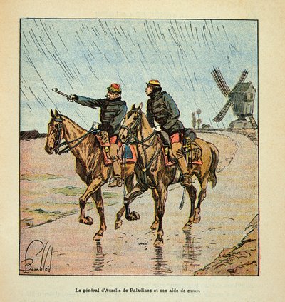 Eugene Sergeant, Grenest néven ismert Loire armee, Louis Bombled (1862-1927) illusztrálásával (francia-német háború; 1870-1871 kampány): d