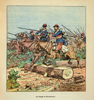 A Loire armee, Eugene Sergent, Grenest mellett, illusztrálta: Louis Bombled (1862-1927) (francia-német háború; hadjárat 1870-1871): Ladoni csata november 22-én alkotó: Louis Charles Bombled