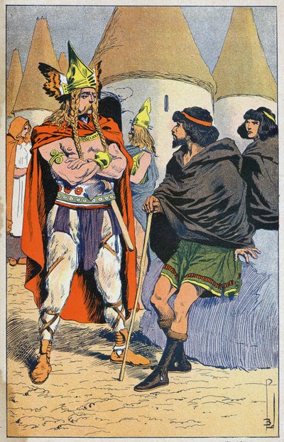 A gallok és az iberesek alkotó: Louis Charles Bombled