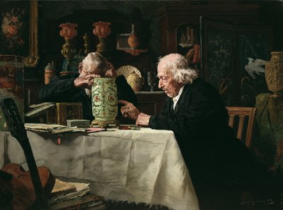 Az ínyencek (olaj, vászon) alkotó: Louis Charles Moeller