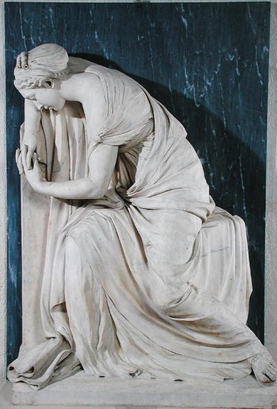 Bánat (márvány) alkotó: Louis Claude Vassé