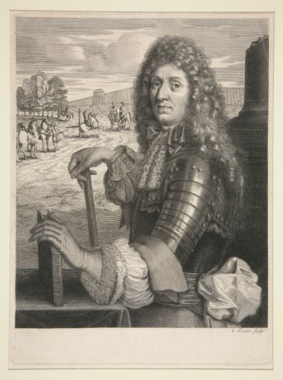 Páncélos nemes portréja alkotó: Louis Cossin