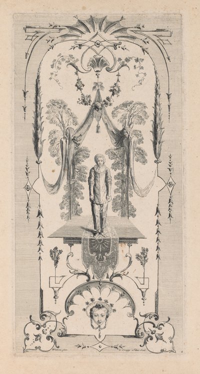 Pierrot, arabeszk. alkotó: Louis Crepy