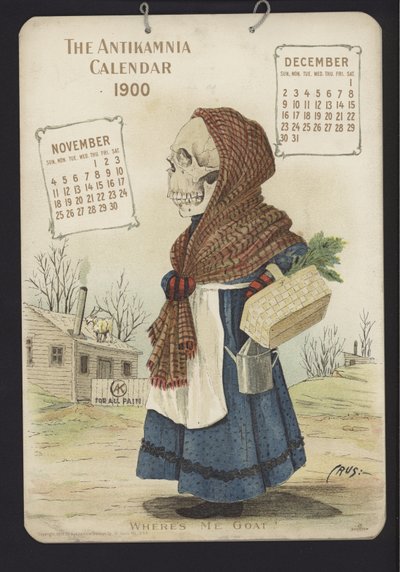Illusztráció az Antikamnia naptárhoz alkotó: Louis Crucius or Crusuius