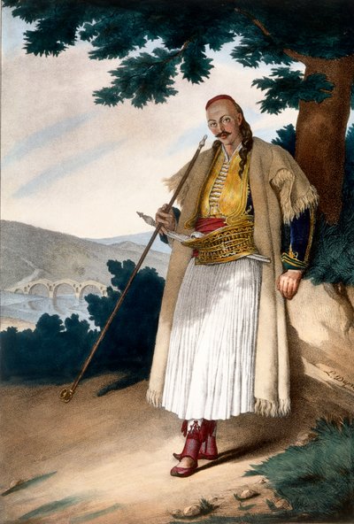 Görög kertész vagy házigazda – X. tábla, Lemercier metszete a „Voyage à Athens et a à Constantinople” című művéből, írta és illusztrálta Dupre, 1828 alkotó: Louis Dupré