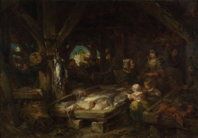 A halpiac, Dieppe, 1845 alkotó: Eugene Isabey