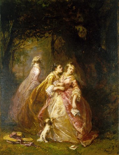 A levél alkotó: Louis Eugene Gabriel Isabey