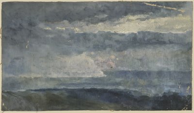 Olajtanulmány (felhők) alkotó: Louis Eysen
