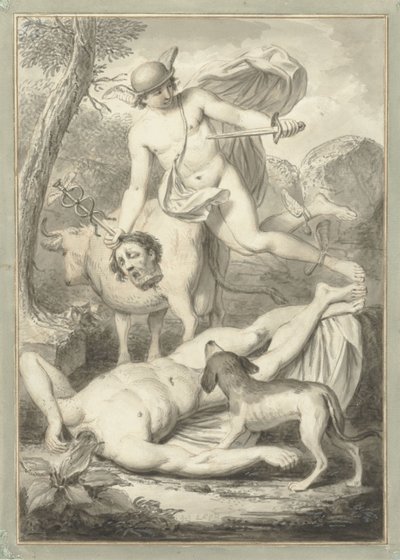 Merkúr Argus fejével alkotó: Louis Fabritius Dubourg