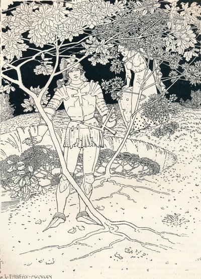 Illusztráció: Spensers Faerie Queene. ének II. 30. vers, c1895 alkotó: Louis Fairfax Muckley
