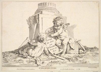 Építészet. alkotó: Louis Felix de la Rue