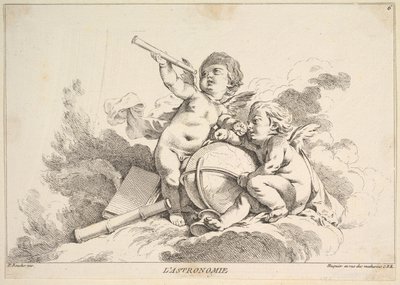Csillagászat. alkotó: Louis Felix de la Rue