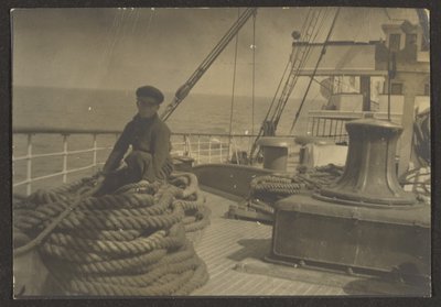 Fiú egy hajón alkotó: Louis Fleckenstein