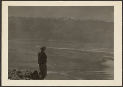 [Figure Overlooking Coast] alkotó: Louis Fleckenstein