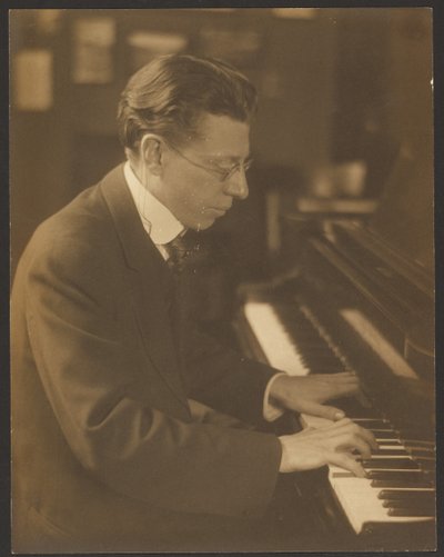 Homer Grunn a zongoránál alkotó: Louis Fleckenstein