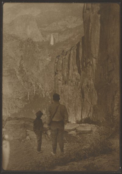 Nevada Falls from Ledge túraútvonal, Yosemite alkotó: Louis Fleckenstein