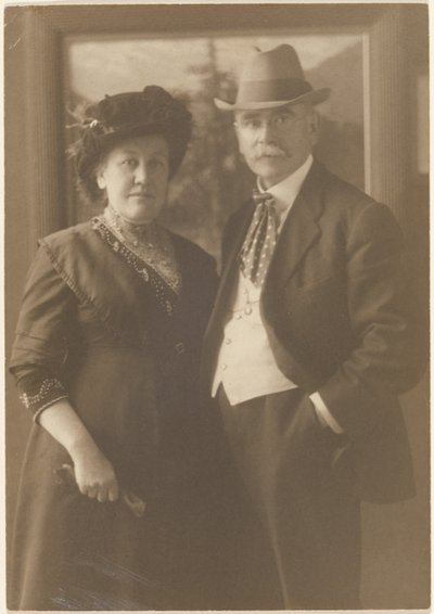 [Fleckenstein és felesége portréja] alkotó: Louis Fleckenstein