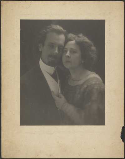 Egy pár portréja alkotó: Louis Fleckenstein