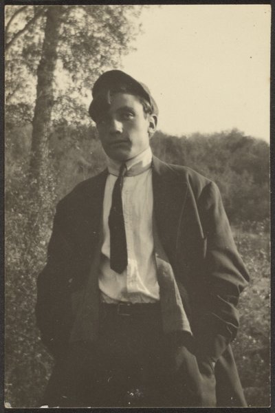[Fiatalember a mezőn] alkotó: Louis Fleckenstein