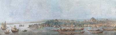 Sarayburnu panorámája, 18. század vége. alkotó: Louis Francois Cassas