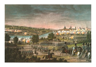 Drezdai csata, 1813. augusztus 26., 1850 alkotó: Louis Francois Couche